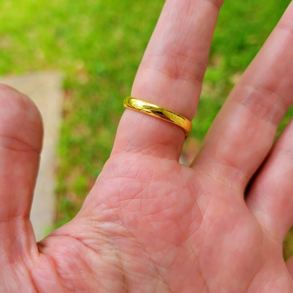 Octopus Tentacle Gold Ring Adjustable Band One Size Fits All - Picture 6 of 9